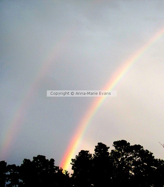 Double Rainbow After the Storm