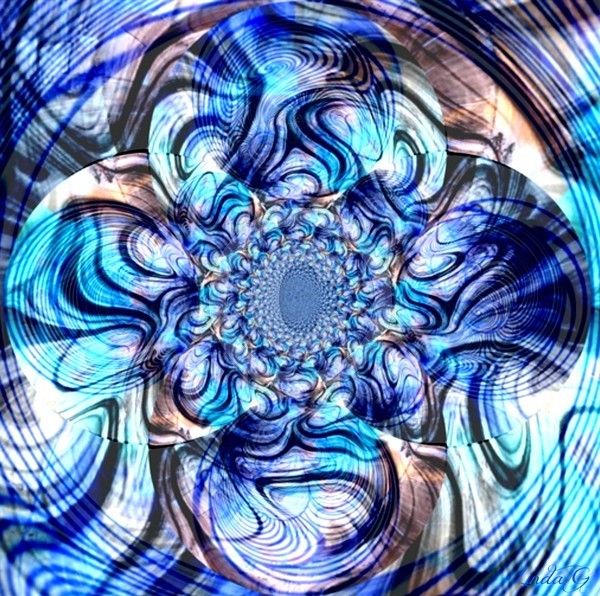 Blue Melted Lava