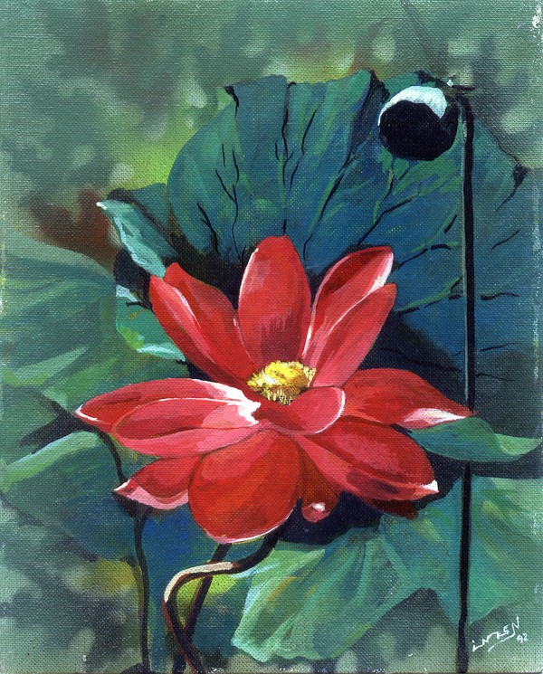 red flower