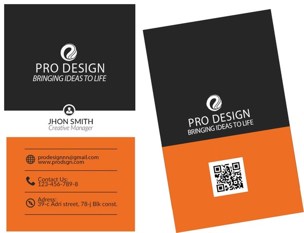 Graphic design business card services