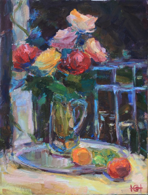 Night Crimean autumn still life