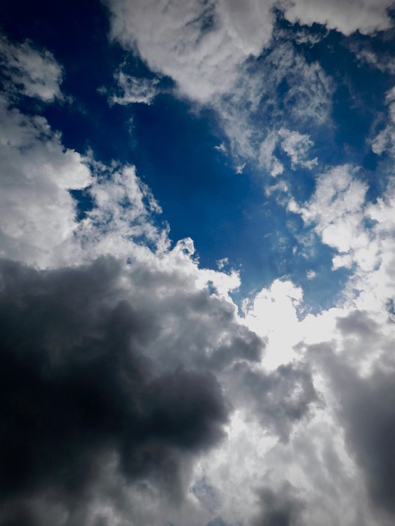 clouds and heaven