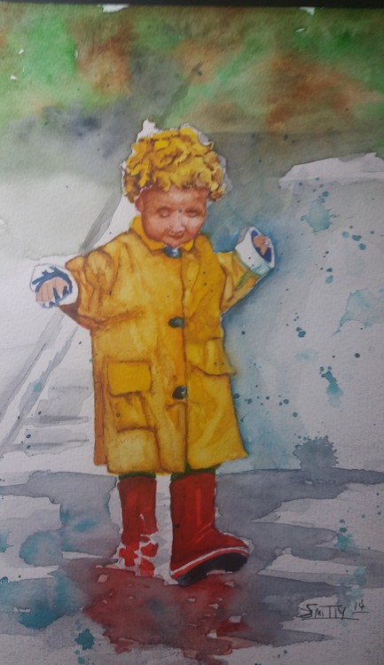 Playing in the Summer Rain