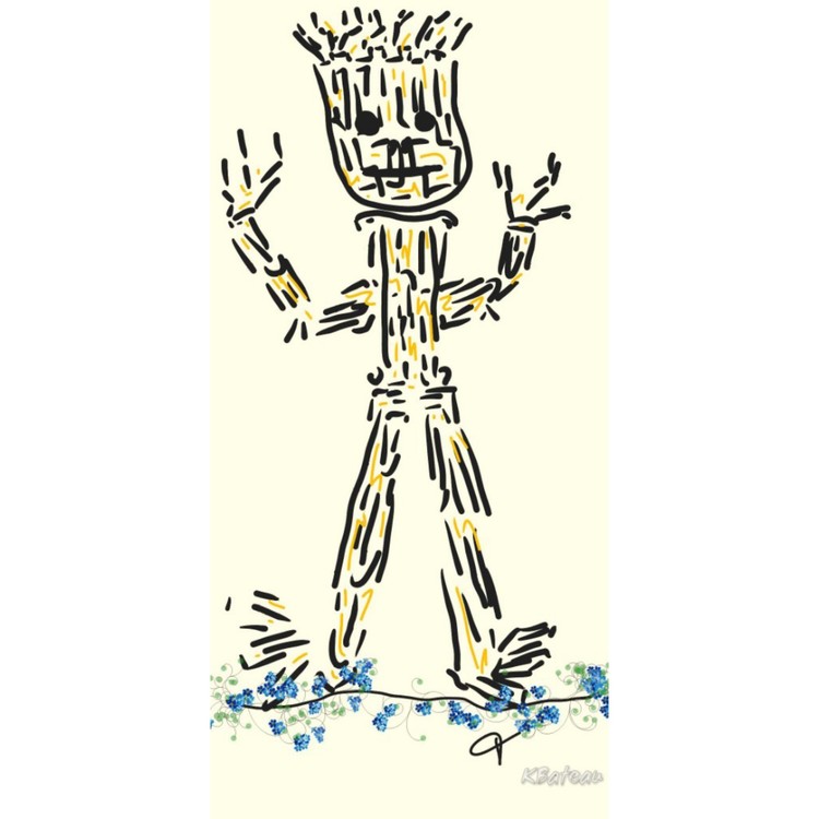 Simple Scribbles- I am Groot