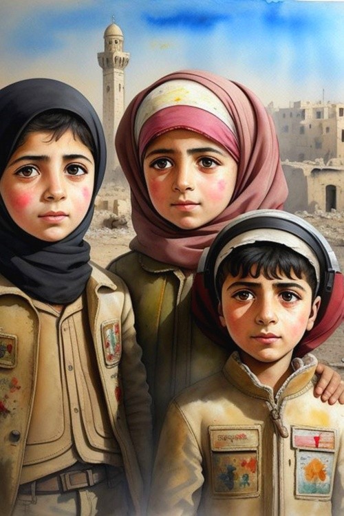 CHILDREN OF WAR (CIVIL WAR) SYRIA 11