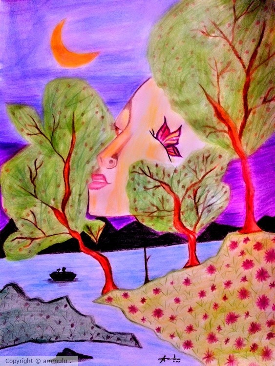 Colour pencils art