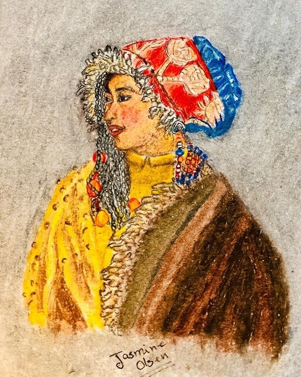 Mongolian young lady