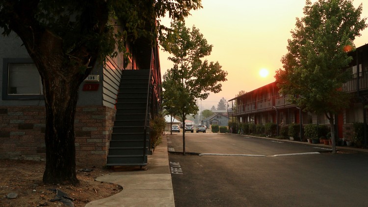 Smoky Sunset.