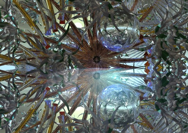 In the eye...