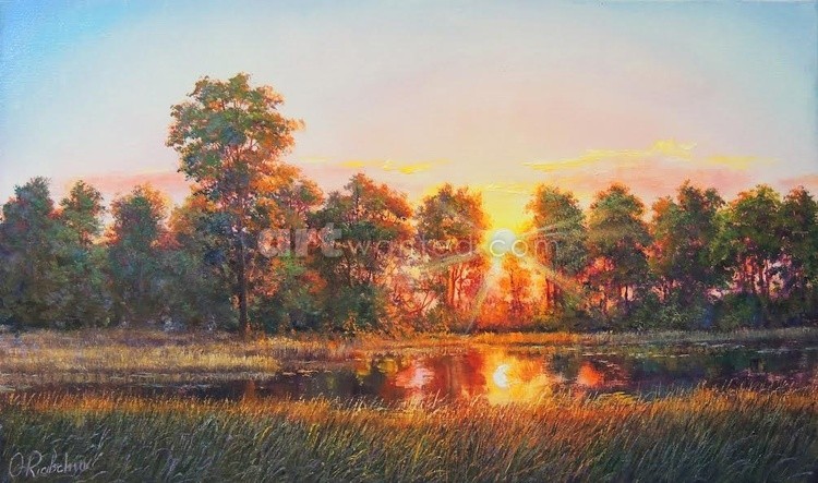  Evening Flames