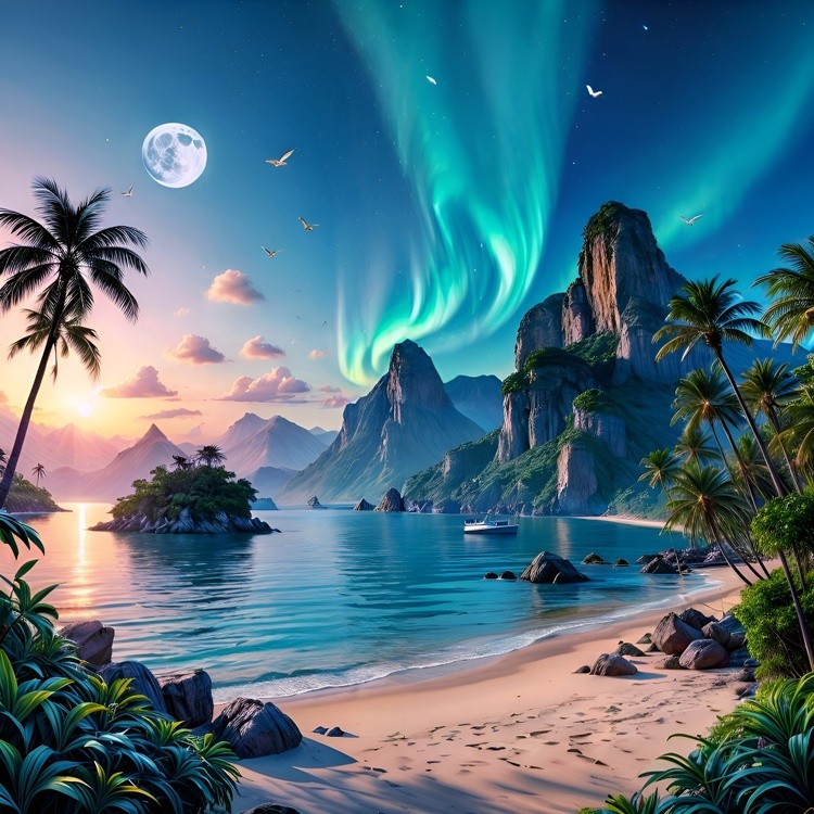 Beautiful view of happy nature