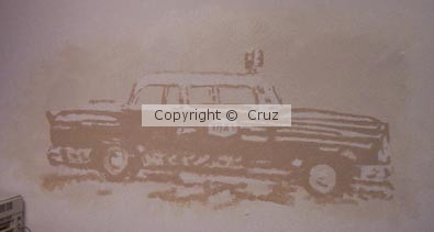 Taxi mural