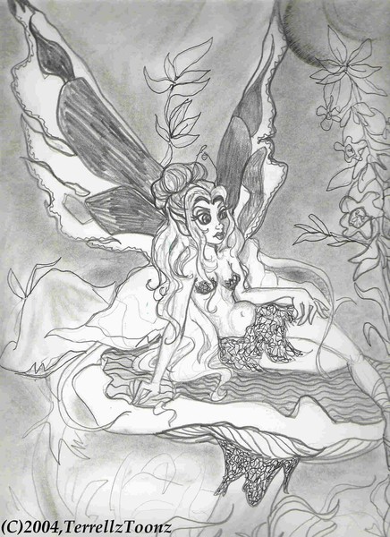 Fairy On Mushroom