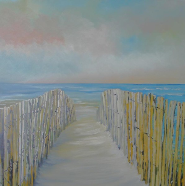 entry to the beach