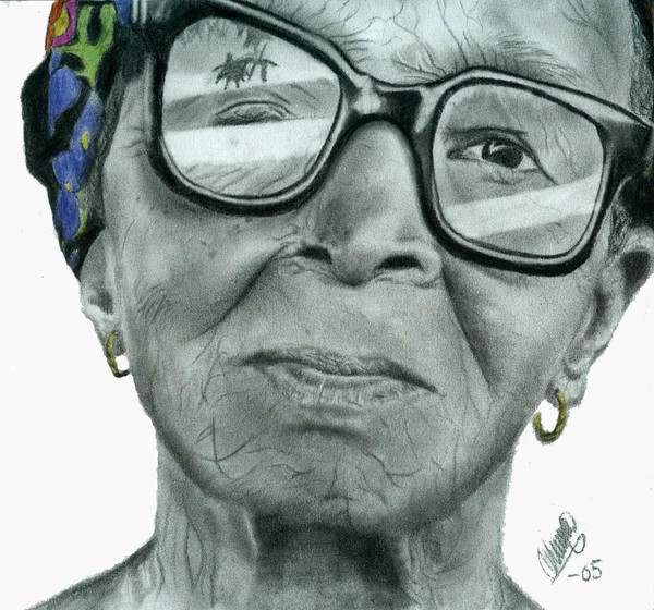 An old woman's years