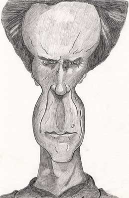 Clint Eastwood Caricature
