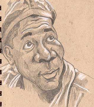 Morgan Freeman Caricature