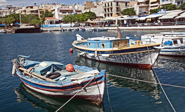 Small fishing boats