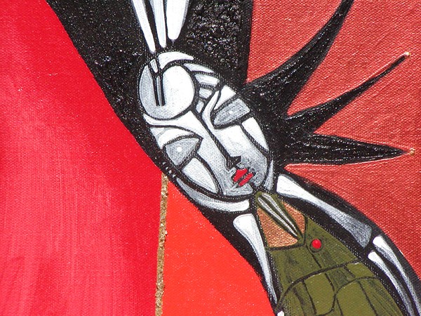 crow angel detail