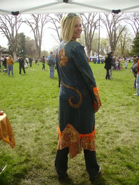 Orange Paisley Coat