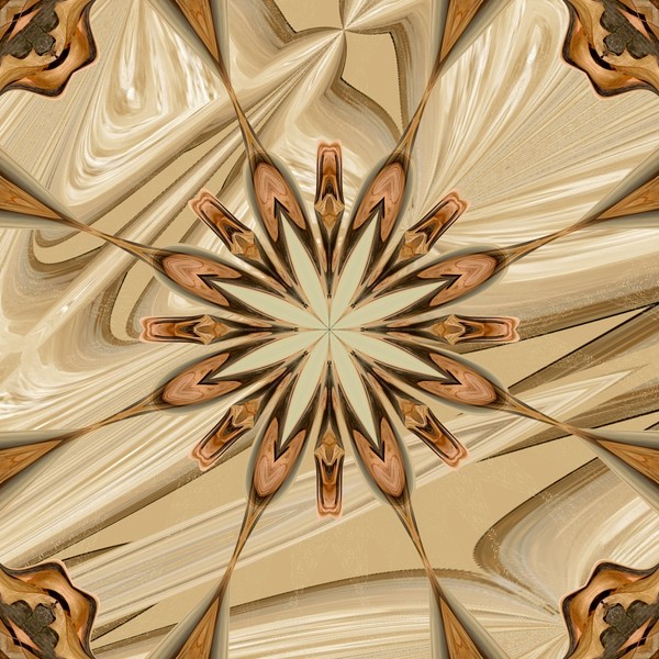 Copper Toned Kaleidoscope (One)