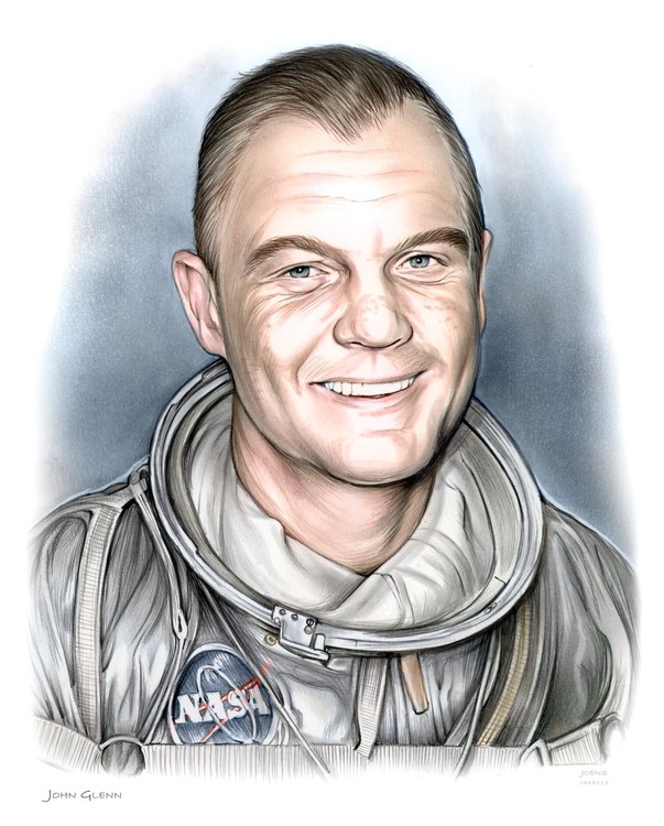 John Glenn Sketch of the Day