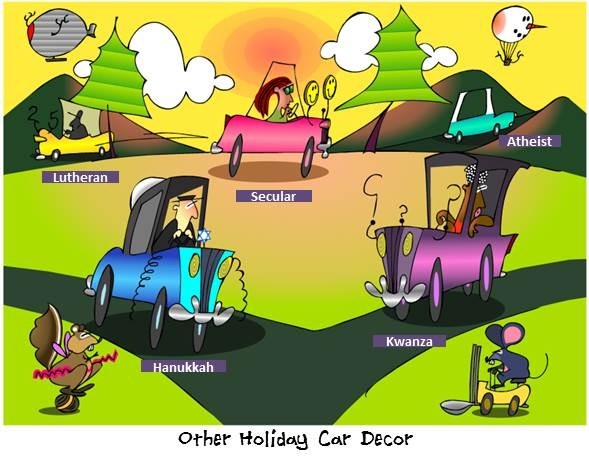 The Other Holiday Car Decor