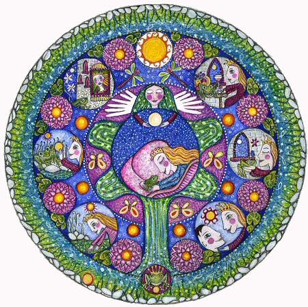 Frogprince Fairytale Mandala