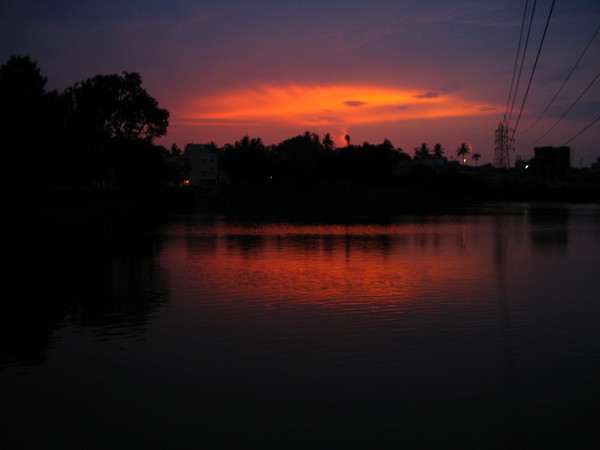 sunset in bangalore