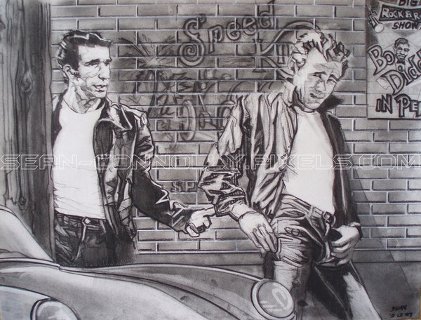 James Dean Meets The Fonz