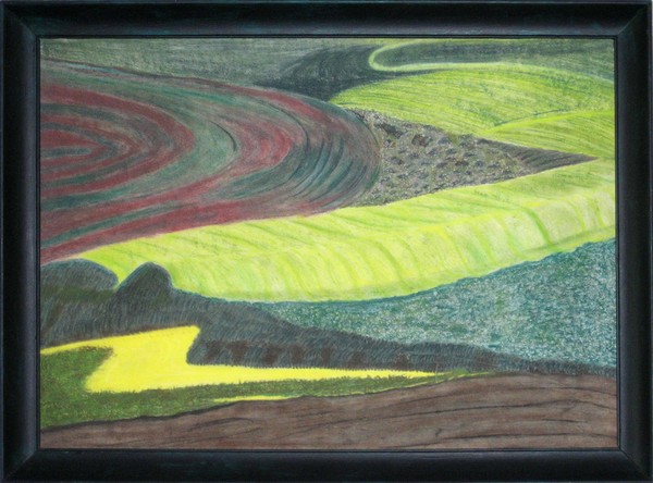 Aerial Pastel Landscape
