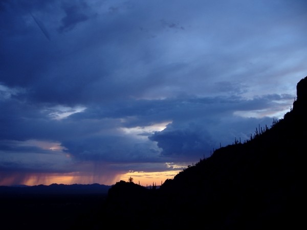 Monsoon in the Tucson Mountains