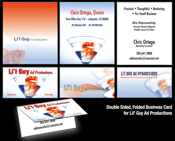 Li'l Guy Ad Productions Biz Cards