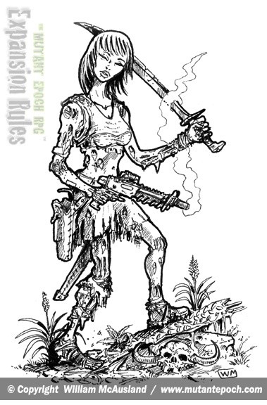 Female Patterned Android Ruin Explorer