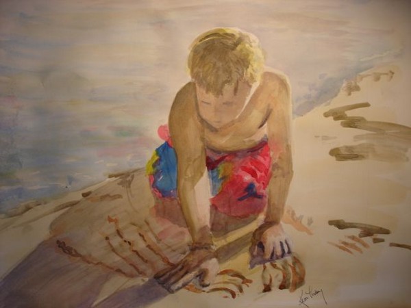 Sand Writing