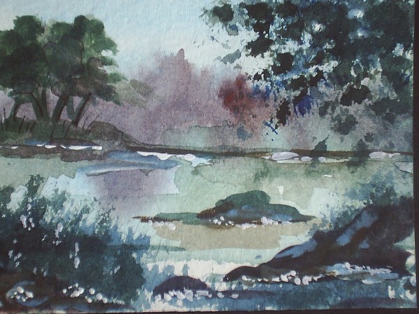 evening lakeside