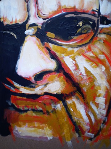 colorful woman