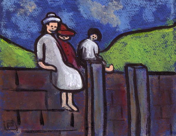 CHILDREN ON A WALL