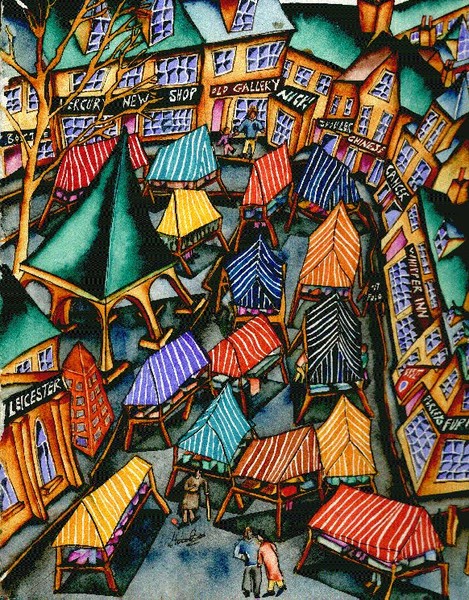 French Market in Oakham Rutland
