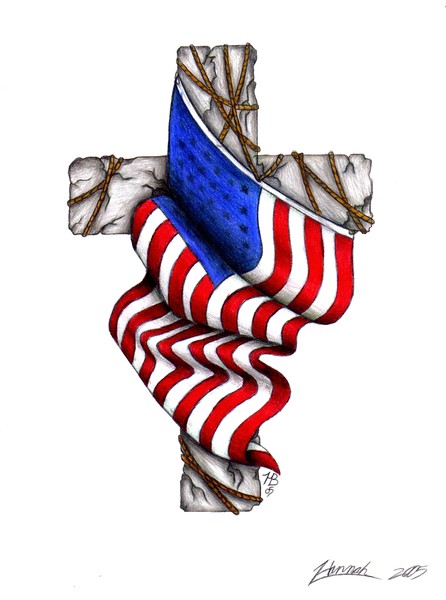 Flag & Cross