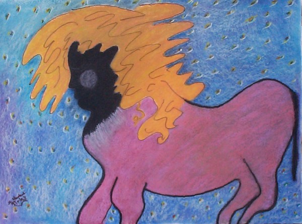 woman-horse