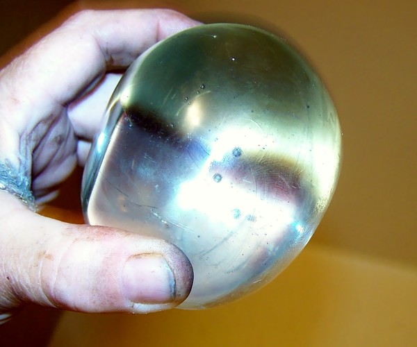 Seeing the crystal ball through the camera