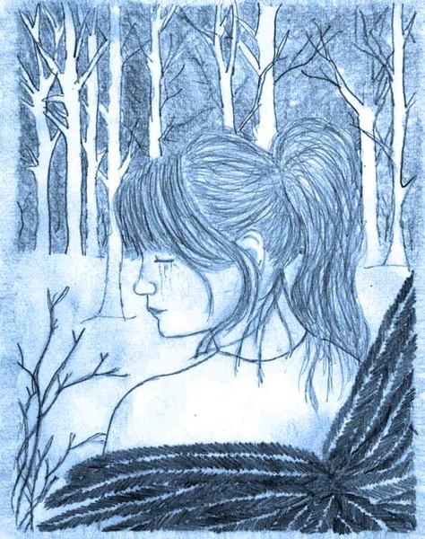 angel in the woods