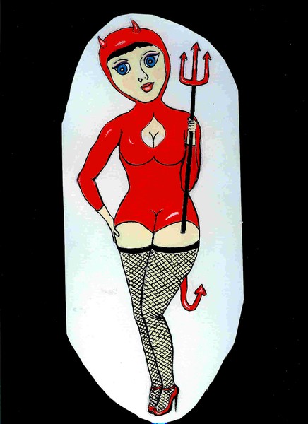 big eyed devil girl