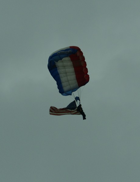 American Flag in Flight