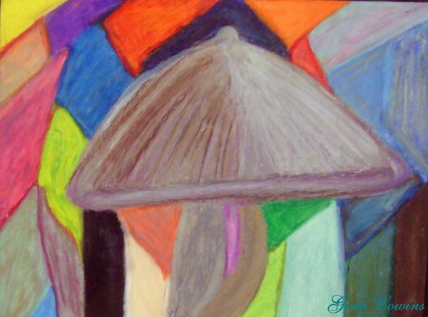 Lit Umbrella