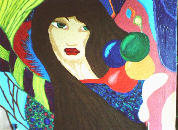 colored face