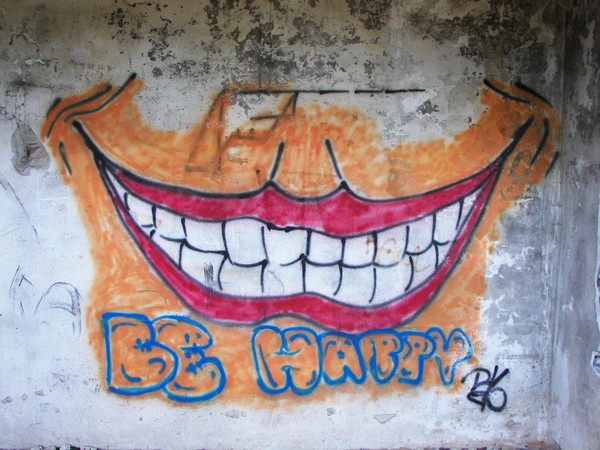 Graffiti smile