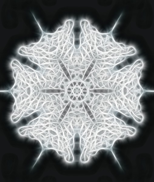 Chainmaille snowflake