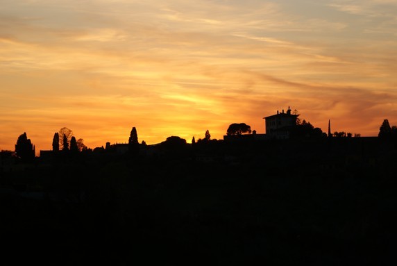 Sunset in Tuscany